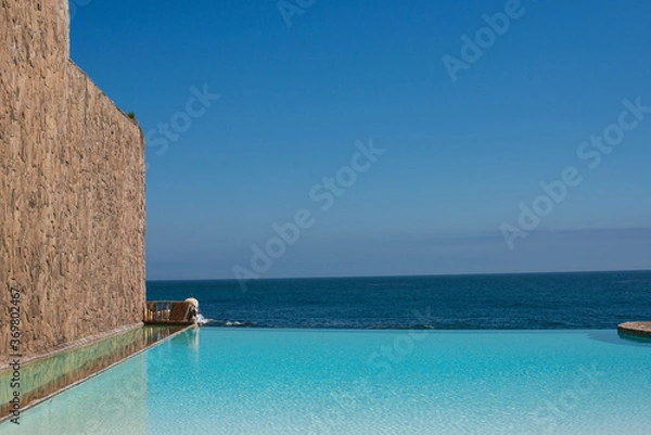 Fototapeta Pacific Ocean Infinity Pool 