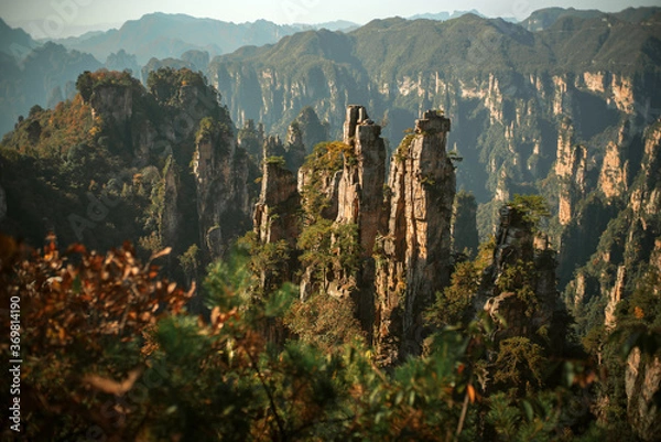 Fototapeta Zhangjiajie National Forest Park mountains, Hunan, China