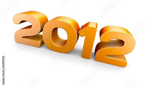 Obraz Year 2012, a 3D concept rendering