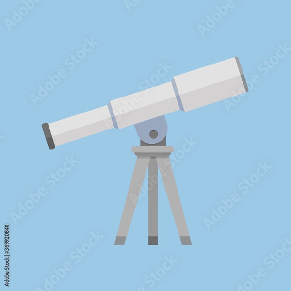 Fototapeta Telescope on a stand for space exploration and study