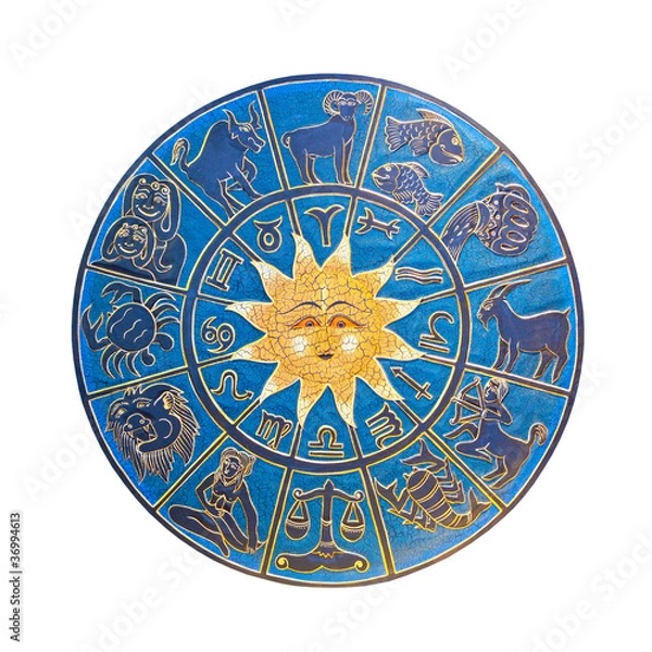 Obraz Horoscope wheel