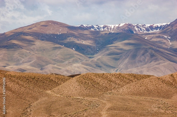 Fototapeta The Tian-Shan mountains in Kyrgyzstan