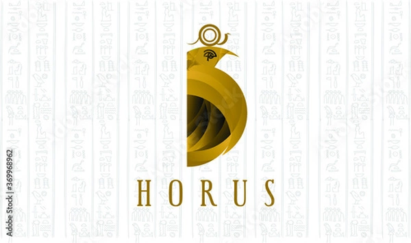 Obraz Horus Bird logo concept