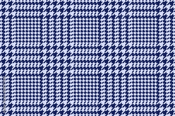 Obraz Houndstooth or Pied-de-Poule classic seamless pattern, vector illustration