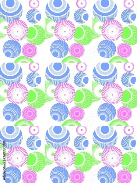 Obraz seamless pattern with colorful circles