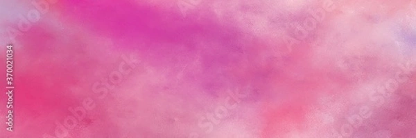 Obraz awesome abstract painting background graphic with pale violet red and baby pink colors and space for text or image. can be used as header or banner