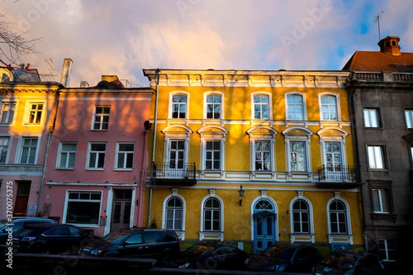 Obraz エストニアの街並み