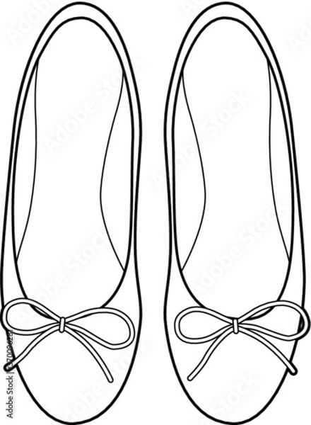 Obraz Ballet flat shoes