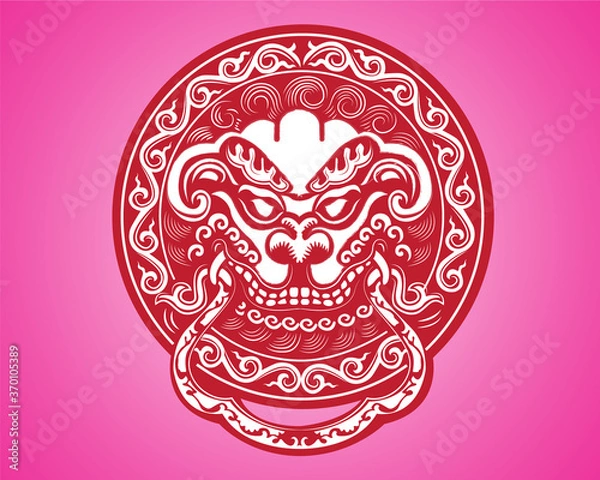 Obraz vector illustration of a skull