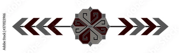 Fototapeta Caucasian carpet ornament