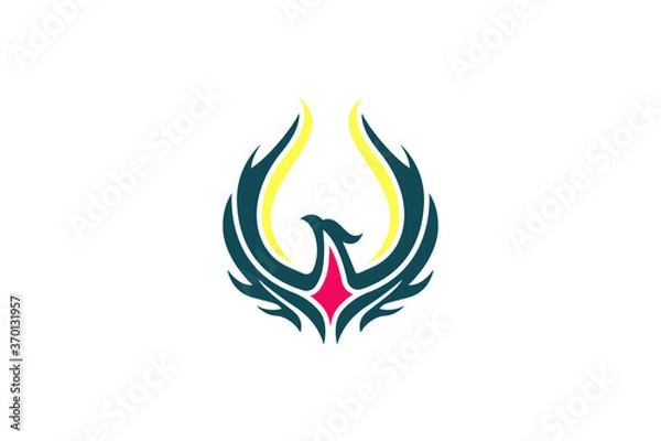 Obraz Flat minimal logo for your company