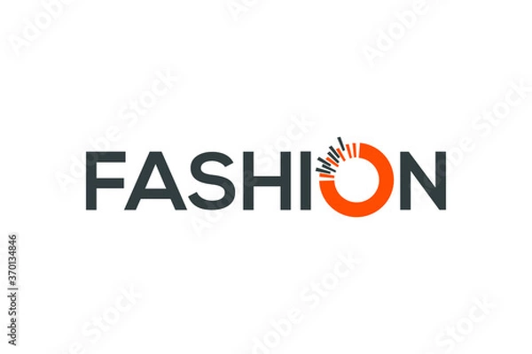 Fototapeta Flat minimal logo for your company