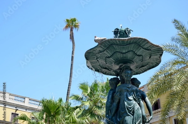 Obraz statue in the park