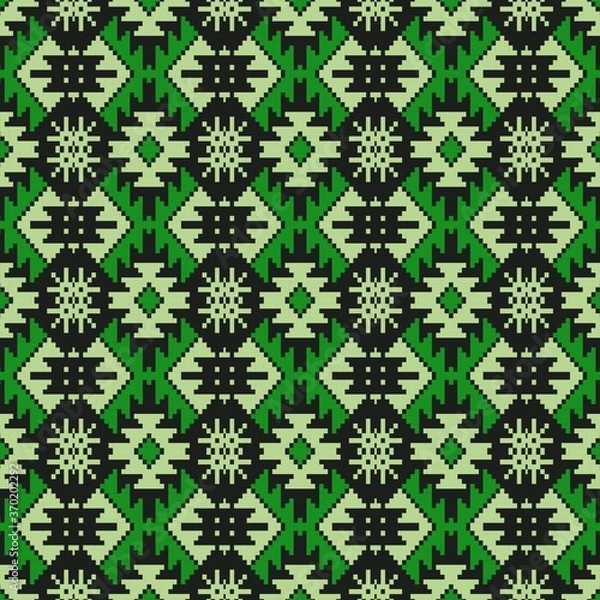 Fototapeta seamless background with multicolored repeating patterns.
3d illustration, 3d rendering.