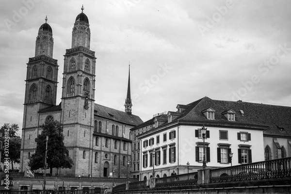 Fototapeta Grossmünster Kirche