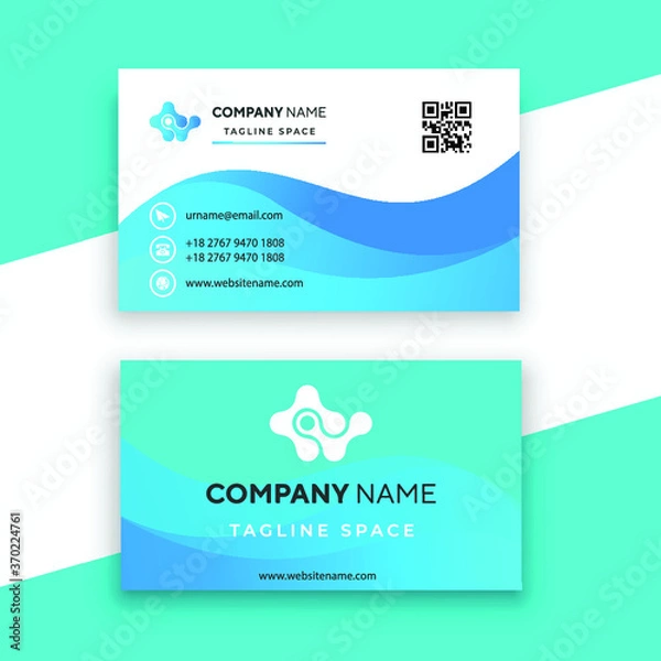 Obraz business card design template