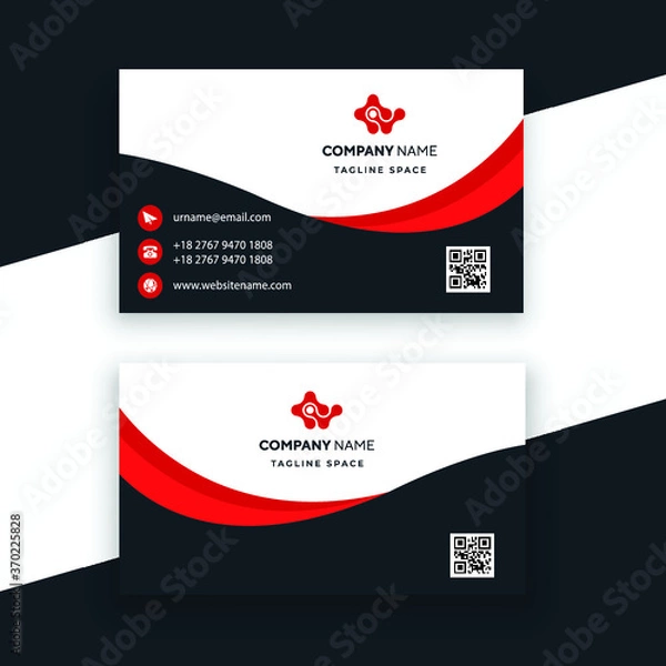 Obraz business card design template