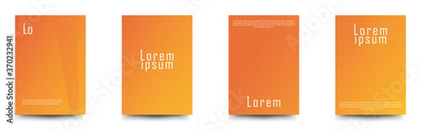 Obraz Vector modern trend color gradient cool minimal pattern background and cover design. Background pattern Background  texture, abstract geometric wave line . 