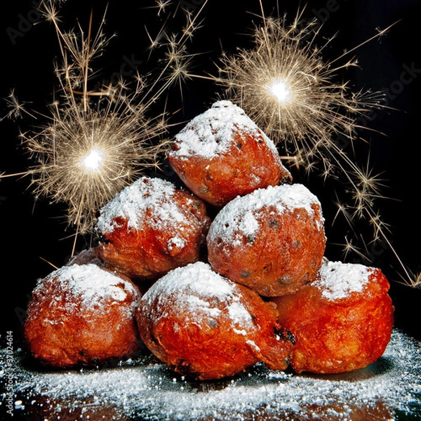 Fototapeta oliebollen