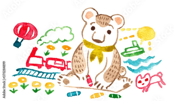 Obraz お絵かきの時間