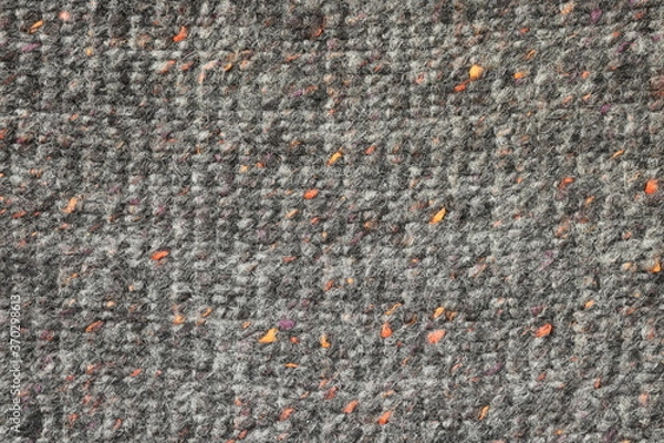 Obraz grey abstract wool background with color splashes