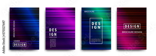 Obraz Abstract covers design vector. Gradient creative colorful design