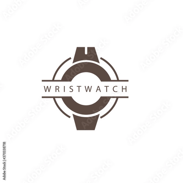 Fototapeta Watches logo template design vector