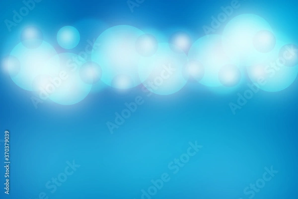 Obraz blue bokeh background