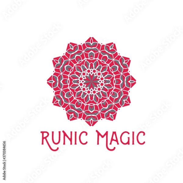 Obraz Oriental Geometric Circular Symbol