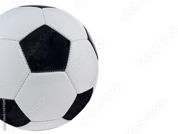 Obraz cropped soccer ball