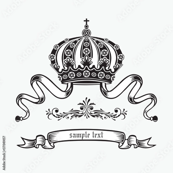 Fototapeta King crown.