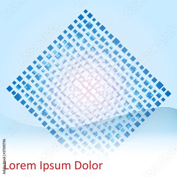 Fototapeta Elegant blue business background