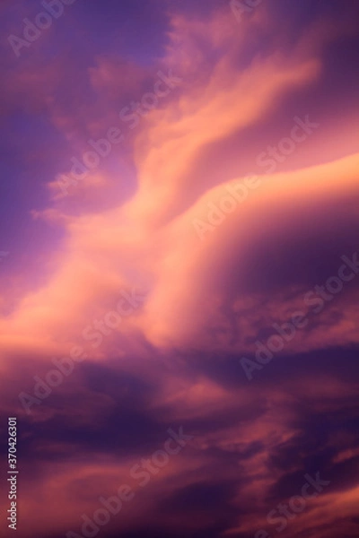 Obraz sunset in the sky