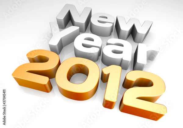 Obraz Year 2012 concept