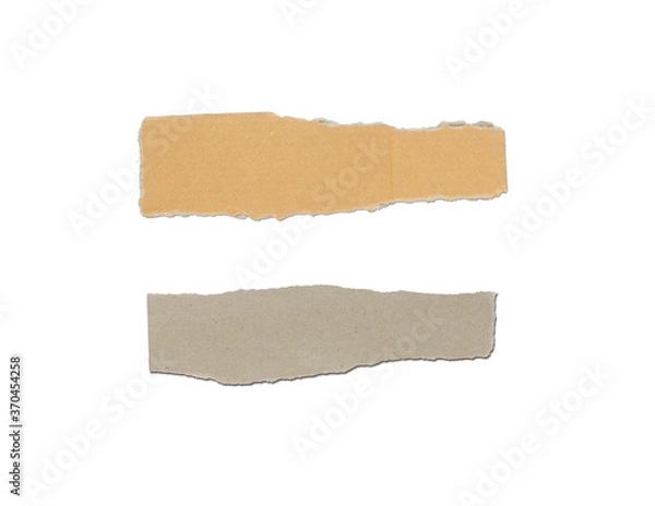 Fototapeta Collection of Recycled paper,crumpled paper,unfolded piece paper on white background