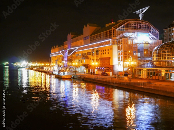 Fototapeta 北海道釧路港の夜景