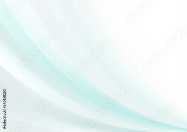 Fototapeta グラデーションウェーブ　背景素材（青）