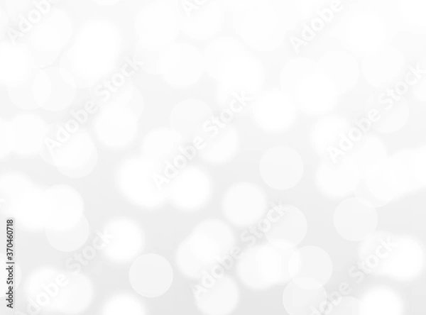 Obraz silver bokeh beautiful blurred glitter light on abstract background. grey wallpaper. 