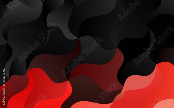 Fototapeta Light Red vector template with bubble shapes.