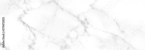 Obraz Marble granite white panorama background wall surface black pattern graphic abstract light elegant gray for do floor ceramic counter texture stone slab smooth tile silver natural.