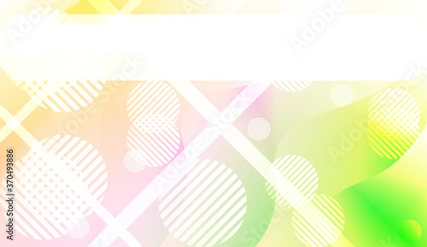 Fototapeta Futuristic Background With Color Gradient Geometric Shape for Your Design Landing Page, Ad, Banner, Cover Page. Vector Illustration with Color Gradient.