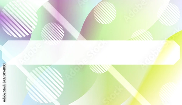 Fototapeta Futuristic Background With Color Gradient Geometric Shape for Your Design Landing Page, Ad, Banner, Cover Page. Vector Illustration with Color Gradient.