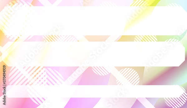 Fototapeta Futuristic Background With Color Gradient Geometric Shape for Your Design Landing Page, Ad, Banner, Cover Page. Vector Illustration with Color Gradient.