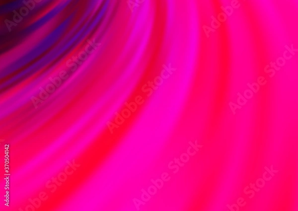 Fototapeta Light Purple, Pink vector pattern with bent ribbons.