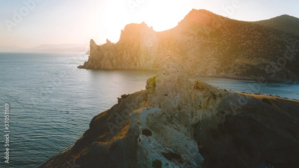 Obraz Crimean landscape from a bird's eye view