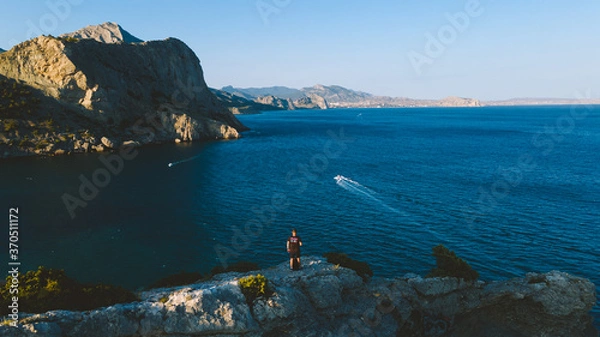 Obraz Crimean landscape from a bird's eye view