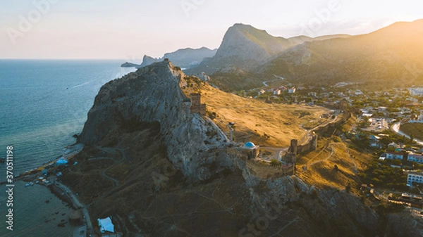 Obraz Crimean landscape from a bird's eye view