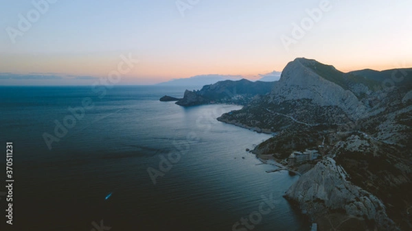 Obraz Crimean landscape from a bird's eye view