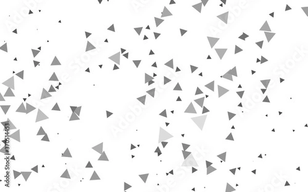 Fototapeta Light Black vector pattern in polygonal style.
