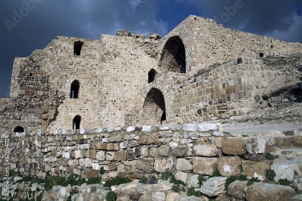 Fototapeta Иордания, замок Керак.